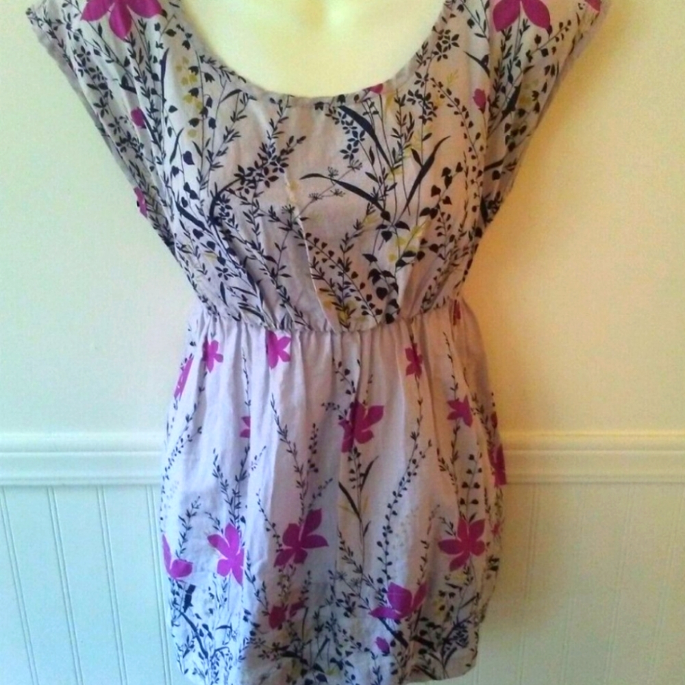 Heritage 1981 Short Sleeve Floral Tunic Top